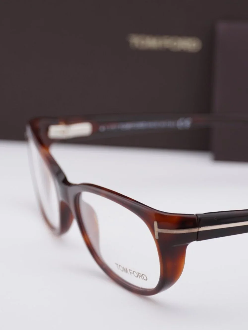 Tom Ford FT5229 052 Rectangle Eyeglasses - Havana 54mm